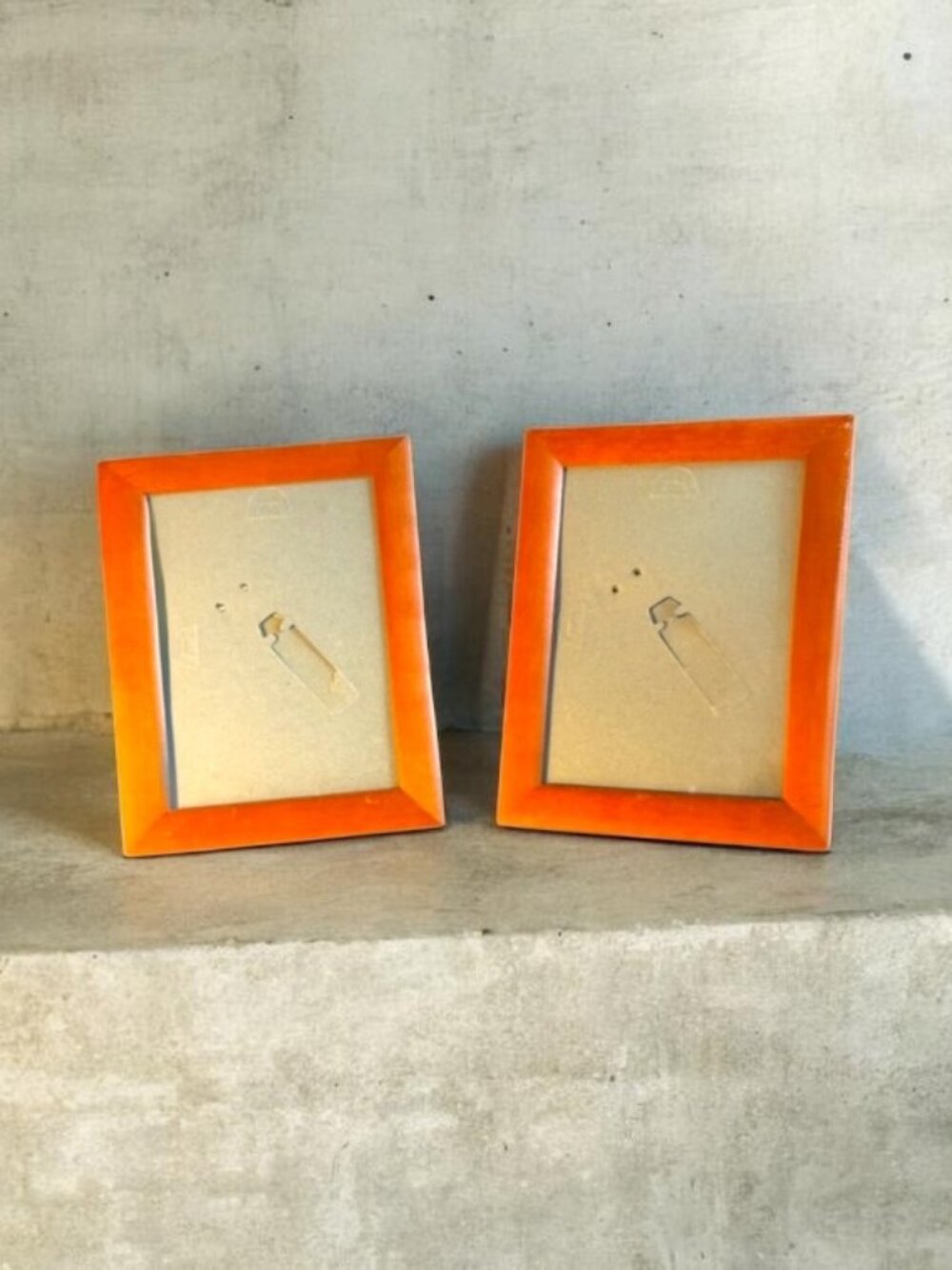 Set of 2 Honey Wood Picture Frames Tabletop 5x7-Boho, Mid-Century Modern